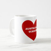 Australische Terrier Koffiemok (Voorkant links)