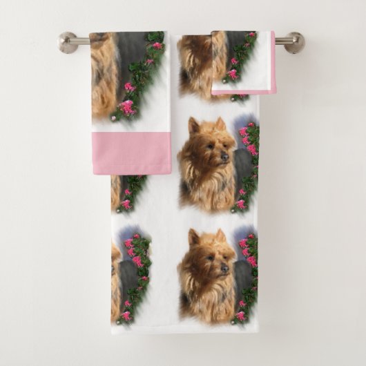 Australische Terrier Kunst Bad Handdoek (Insitu)