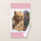 Australische Terrier Kunst Bad Handdoek (Handdoek)