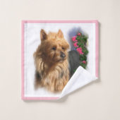 Australische Terrier Kunst Bad Handdoek (Wasdoekje)