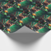 Australische Terrier motor St. Patrick's Day Cadeaupapier (Hoek)