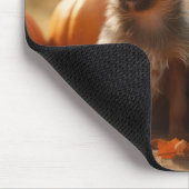 Australische Terrier Puppy Herfst Delight Pompoen Muismat (Hoek)