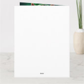 Australische Terriër rijdt op fiets St. Patrick's  Kaart (Achterkant)