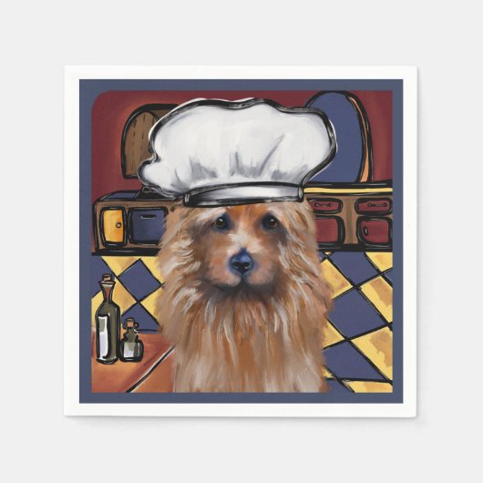 Australische Terrier  Servet (Voorkant)