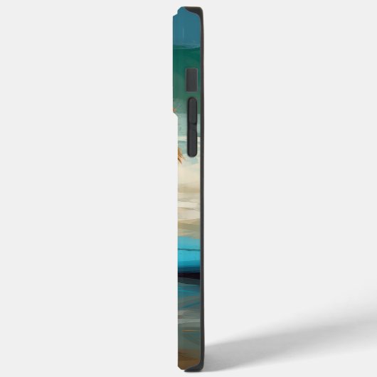 Australische Terrier Strand Surfen Schilderij Case-Mate iPhone Case (Achterkant / Links)