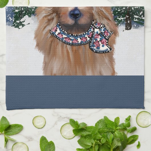 Australische Terrier Theedoek (Gevouwen)