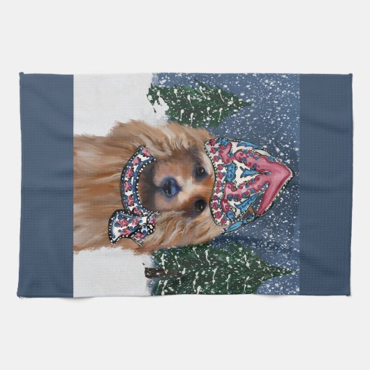 Australische Terrier Theedoek (Horizontaal)