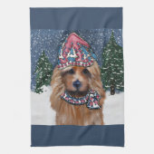 Australische Terrier Theedoek (Verticaal)