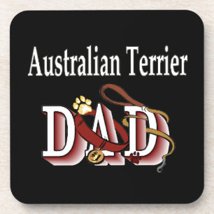Australische Terrier Vader Onderzetter