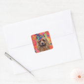 Australische Terrier Vierkante Sticker (Envelop)