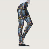 Australische Terrier Whimsical Halloween Schilderi Leggings (Rechts)
