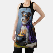 Australische Terrier Whimsical Halloween Schilderi Schort (Insitu)