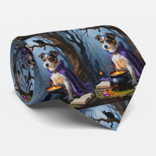 Australische Terrier Whimsical Halloween Schilderi Stropdas