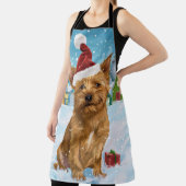 Australische Terriër Winter Wonderland Kerstmis Schort (Insitu)