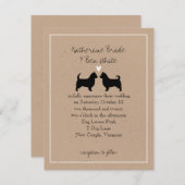 Australische Terriers met lange taartwonden Kaart (Voorkant / Achterkant)