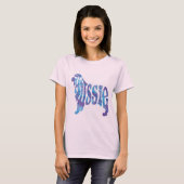 Australische Tie Dye Dames T Shirt (Voorkant volledig)