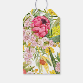 Australische tropische zomer cadeaulabel