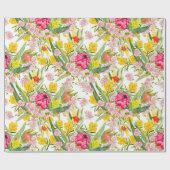 Australische tropische zomer cadeaupapier (Vlak)