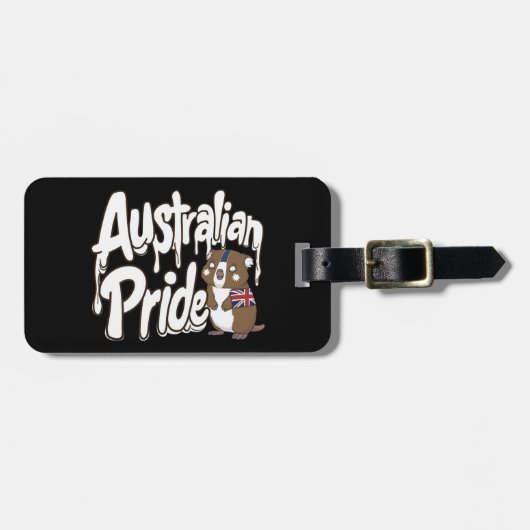 AUSTRALISCHE TROTS BAGAGELABEL (Voorkant horizontaal)
