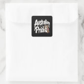 AUSTRALISCHE TROTS VIERKANTE STICKER (Tas)