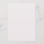 Australische uitnodiging voor een native gum lef W Informatiekaartje (Achterkant)