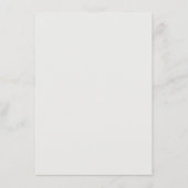 Australische uitnodiging voor een native gum lef W Informatiekaartje (Achterkant)