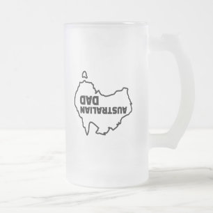 Australische vader - Funny Beer-Mok voor een pap i Matglas Bierpul
