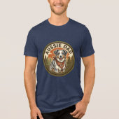 Australische Vader T-shirt | Australian Shepherd V (Voorkant)