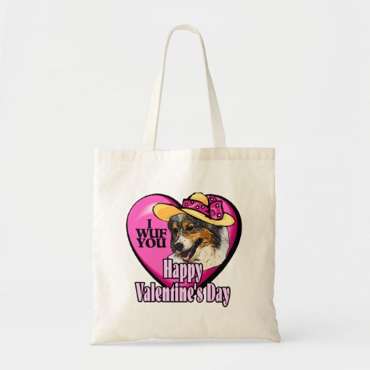 Australische Valentijnsdag Shepherd Tote Bag (Voorkant)