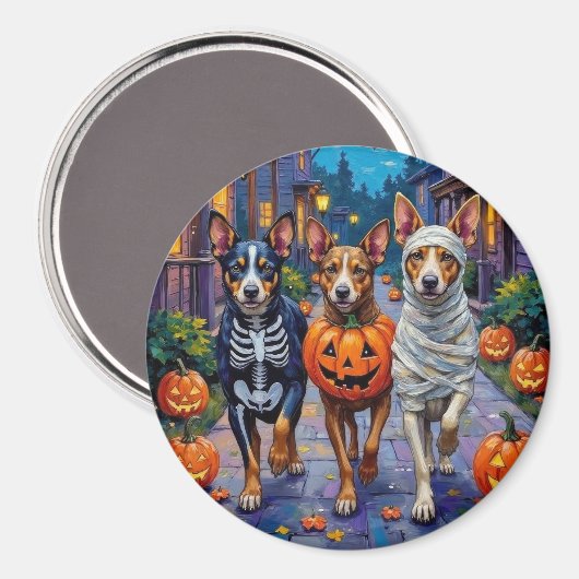 Australische vee hocus pocus op Halloween Magneet (Voorkant / Achterkant)
