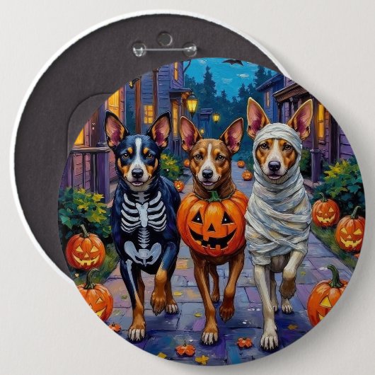 Australische vee hocus pocus op Halloween Ronde Button 6,0 Cm (Voorkant /achterkant)