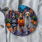 Australische vee hocus pocus op Halloween Ronde Button 6,0 Cm (In situ)