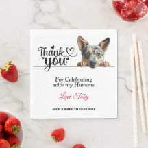 Australische vee hond bruiloft cocktail