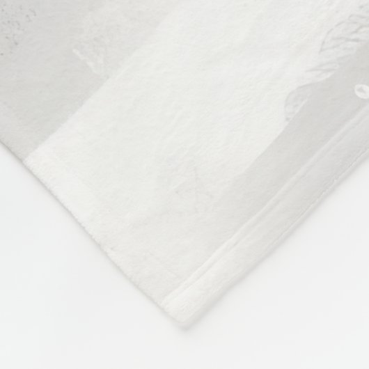 Australische vee Hond in Sneeuw Kerstmis Fleece Deken (Hoek)