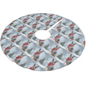 Australische vee Hond in Sneeuw Kerstmis Kerstboom Rok (Gekanteld)