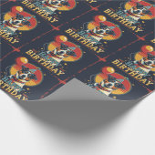 Australische vee hond kleurrijk cadeaupapier (Hoek)