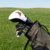 Australische vee hond kleurrijk golfheadcover (Insitu)