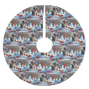 Australische vee Kerstmis Festieve Sneeuwsfeer Kerstboom Rok