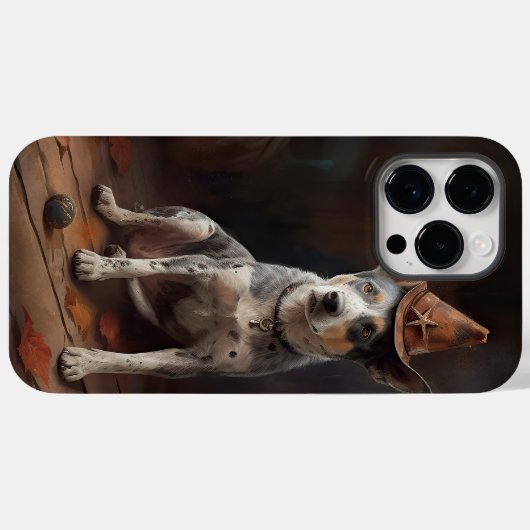 Australische vee pompoenen Halloween eng Case-Mate iPhone Case (Achterkant (horizontaal))