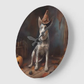 Australische vee pompoenen Halloween eng Grote Klok (Hoek)