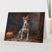 Australische vee pompoenen Halloween eng Kaart (Voorkant)