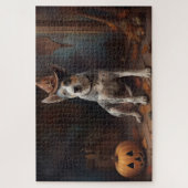 Australische vee pompoenen Halloween eng Legpuzzel (Verticaal)