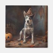 Australische vee pompoenen Halloween eng Magneet (Voorkant)