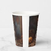 Australische vee pompoenen Halloween eng Papieren Bekers (Rechts)