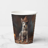 Australische vee pompoenen Halloween eng Papieren Bekers (Voorkant)