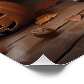 Australische vee pompoenen Halloween eng Perfect Poster (Hoek)