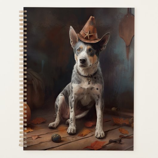 Australische vee pompoenen Halloween eng Planner (Voorkant)