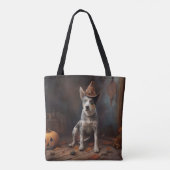 Australische vee pompoenen Halloween eng Tote Bag (Achterkant)