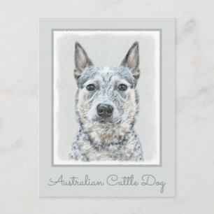Australische veedrijvershond - Cute Originële Hond Briefkaart