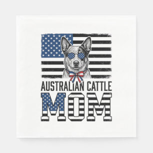 Australische veedrijvershond Moeder Patriottisch V Servet